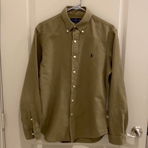 Ralph Lauren Button Down (Size: M, Color: Olive) - Picture 1 of 6